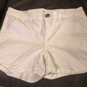 Juniors So white shorts size 11